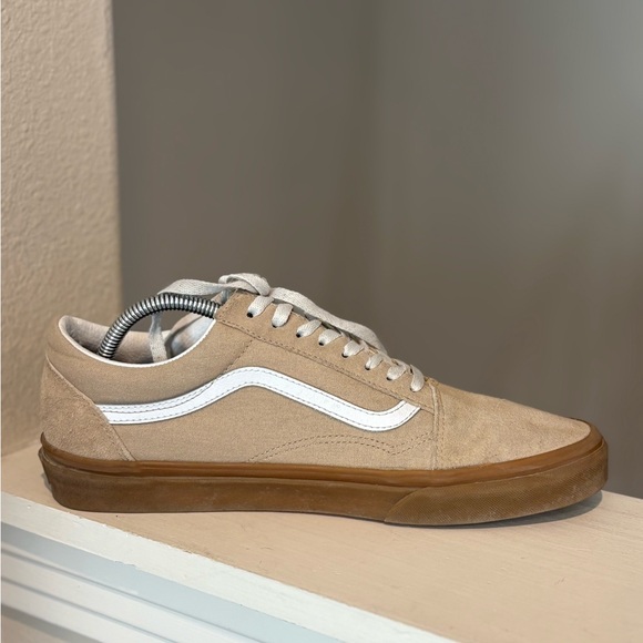 Vans Old School Unisex Sneakers  Mens 10.5 Women’s 12 Tan Gum bottom 500714 - Picture 5 of 9